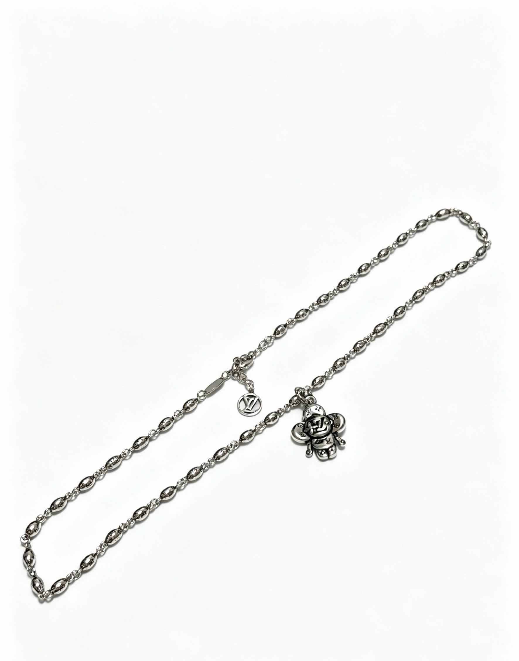 Louis Vuitton Silver Charm Necklace